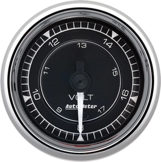 Autometer 2/16 Chrono Chrome Gauge Voltmeter 18-Volt MPN ATM9791