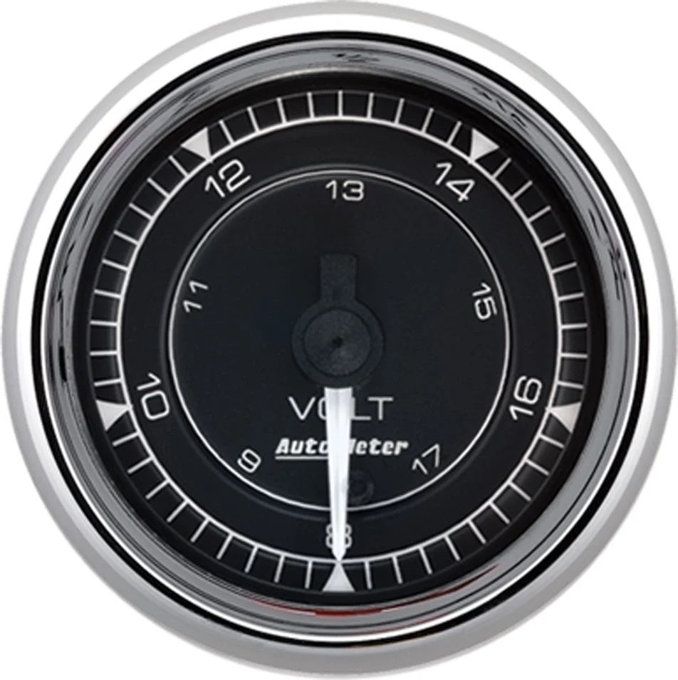 Autometer 2/16 Chrono Chrome Gauge Voltmeter 18-Volt MPN ATM9791
