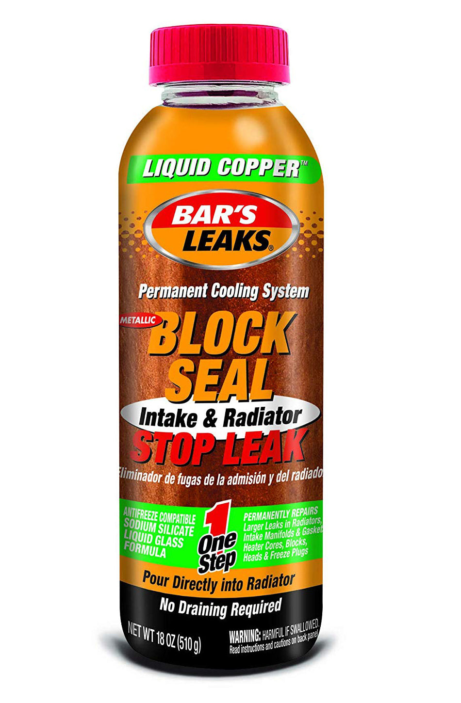 ATP Chemicals & Supplies  Bar's Leak Block Seal Intake & Rad Stop Leak 1109