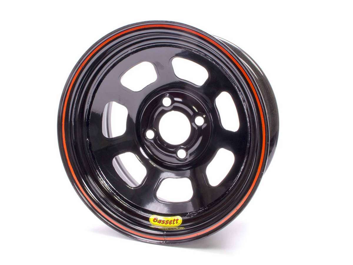 Bassett  Wheel 14x7 D-Hole 4x4.25 in 3in BS Black 47SP3