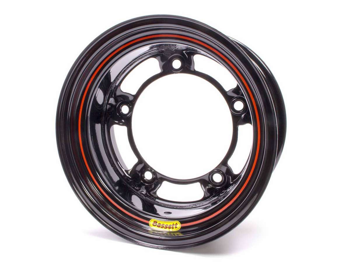 Bassett  15x8 W/5 Black Spun  58SR3