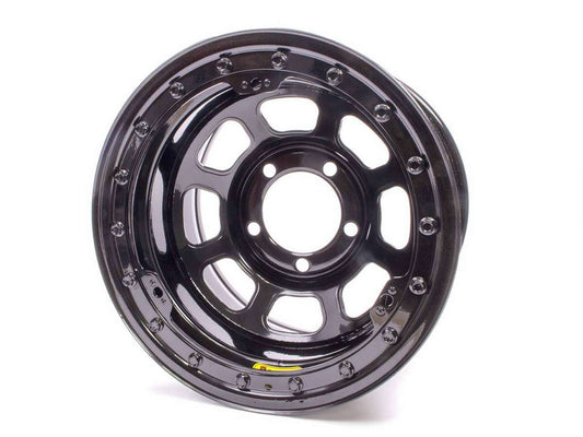 Bassett  15 x 8.75 B/L Black 5x5 2in BS D-Hole 59D52LK