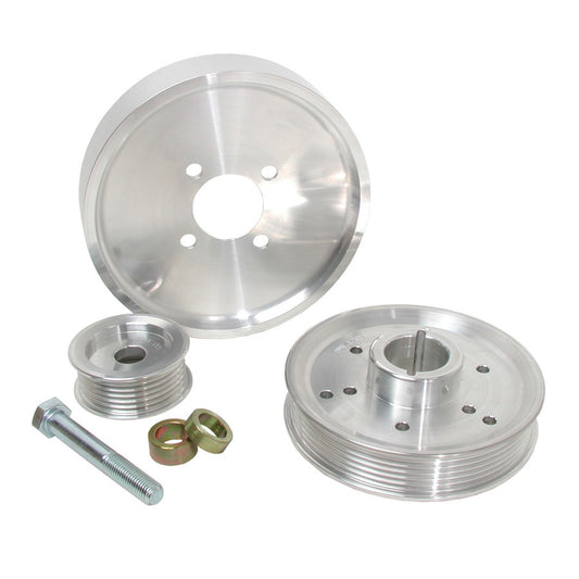 Bbk Performance  3pc. Aluminum Pulley Kit - 01-04 GT/Cobra 4.6L 1559