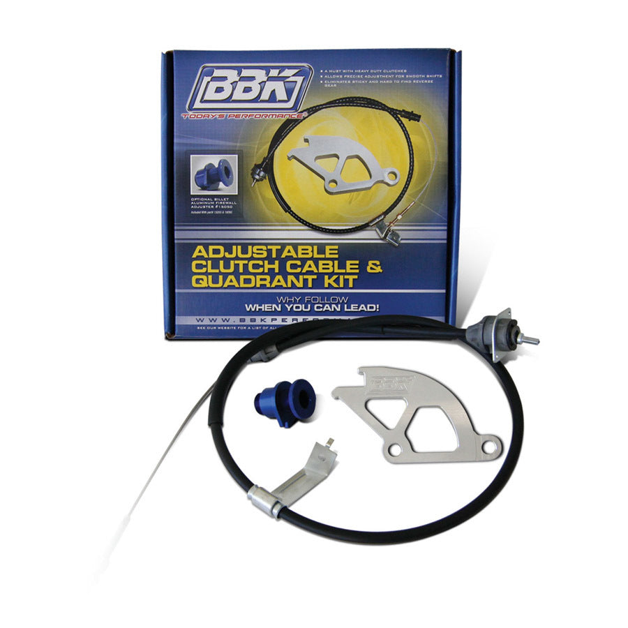 Bbk Performance Clutch Quadrant & Cable Kit - 96-04 Mustang MPN BBK16095 For Ford Mustang 1996-2004