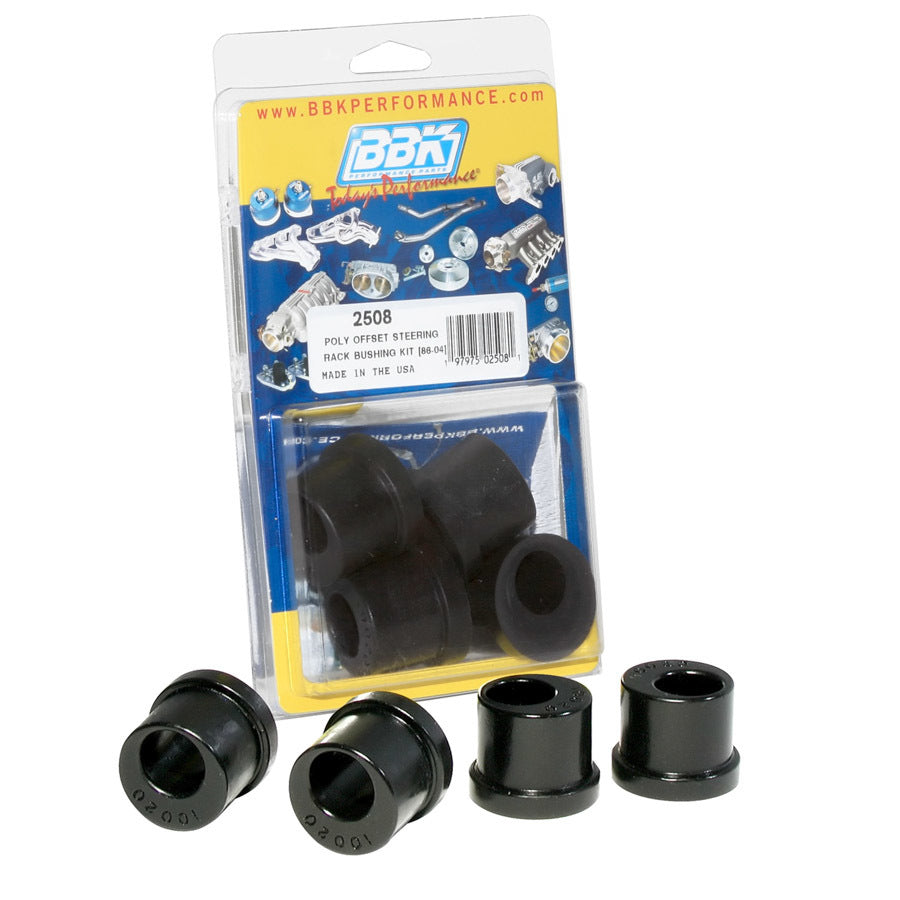 Bbk Performance Rack & Pinion Bushing Set 86-04 Mustang Offset MPN BBK2508 For Ford Mustang 1986-2004