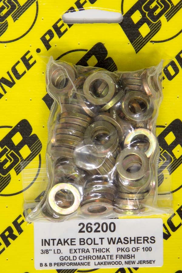B And B Performance Products H/T Special Washers - 3/8in .625in OD (100) MPN BBP26200 For Universal use