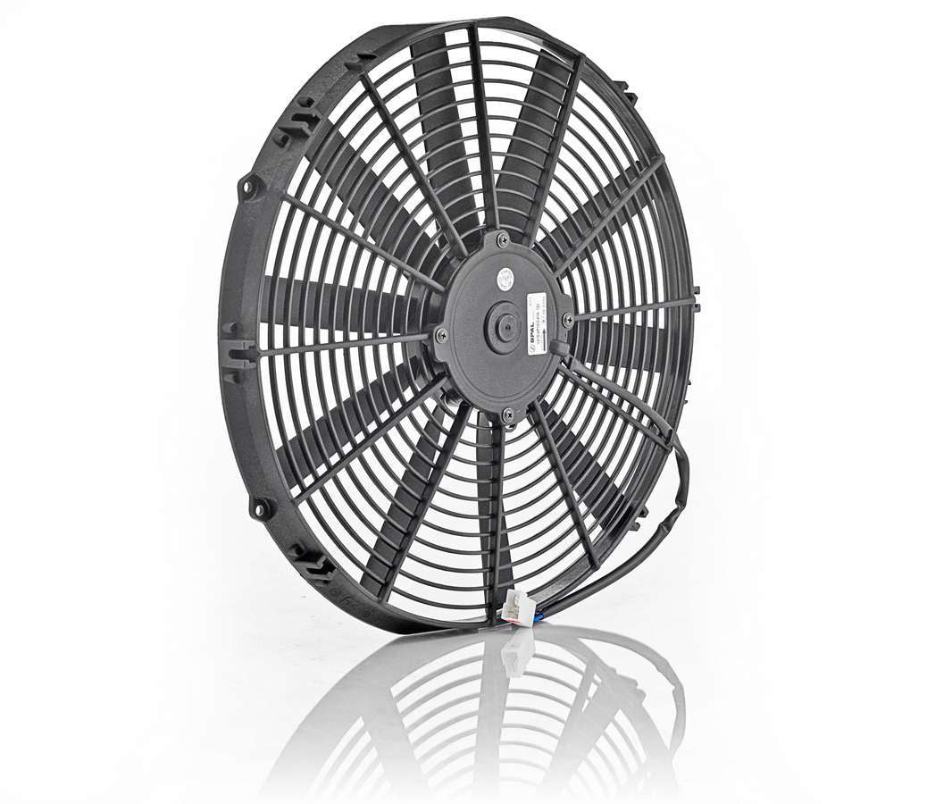 Be-Cool Radiators 16in Euro Black Thin Lin e Electric Puller Fan MPN BEC75058