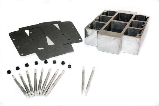 The Blower Shop  Blower Manifold Spacer 4in - Polished 5024