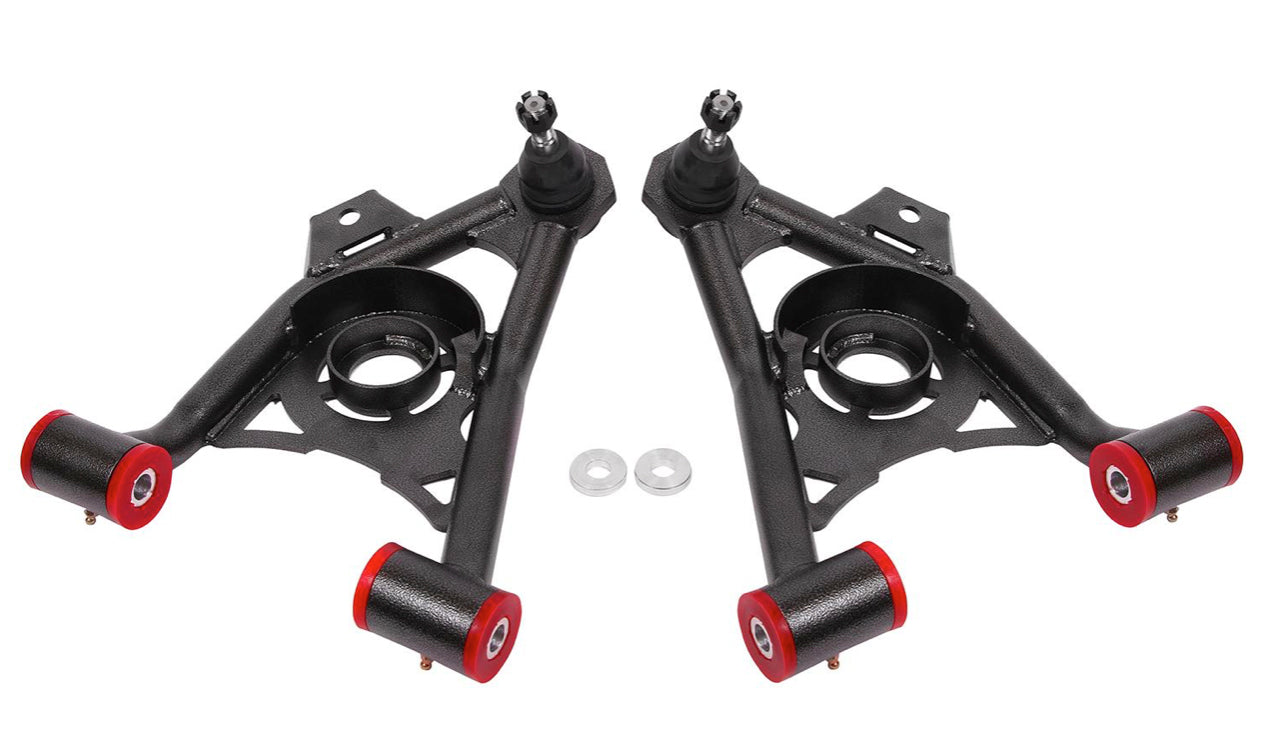 Bmr Suspension A-arms lower spring po cket non-adj poly std MPN BMRAA040H For Ford Mustang 1994-2004