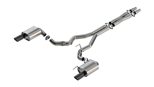 Borla 24- Mustang 5.0L Axle Baxk Exhaust MPN BOR140961BC For Ford Coyote, Mustang 2024