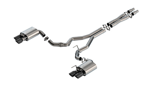 Borla 24- Mustang 5.0L Axle Baxk Exhaust MPN BOR140963BC For Ford Coyote, Mustang 2024