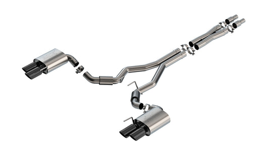 Borla 24- Mustang 5.0L Axle Baxk Exhaust MPN BOR140970BC For Ford Coyote, Mustang 2024