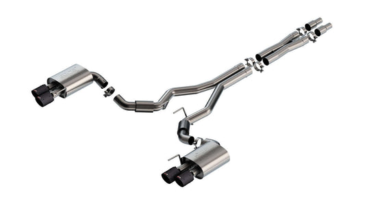 Borla 24- Mustang 5.0L Axle Baxk Exhaust MPN BOR140970CFBA For Ford Coyote, Mustang 2024