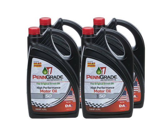 PENNGRADE MOTOR OIL   50w Racing Oil Case 4 x 5 Quart Bottles   BPO71150-4