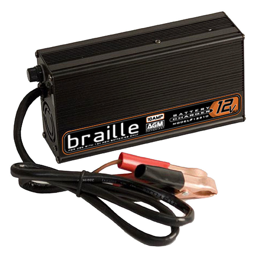 Braille Auto Battery  Battery Charger 12-Volt 10amp Rapid Charge 12310