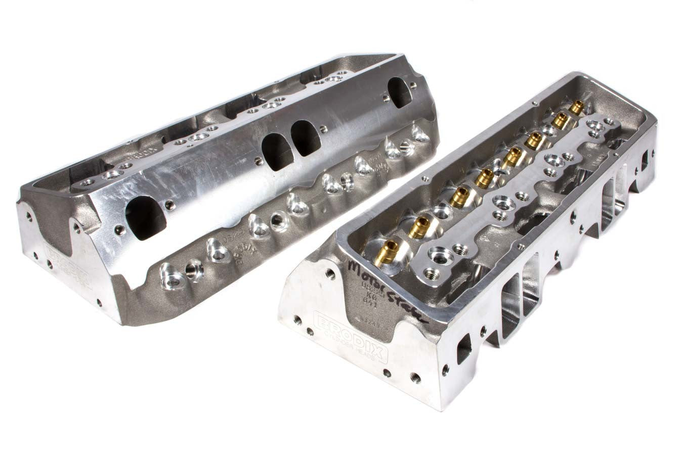 Brodix SBC 225cc D/S Heads 68cc 2.08/1.60 Bare MPN BRO1320000 For Chevy
