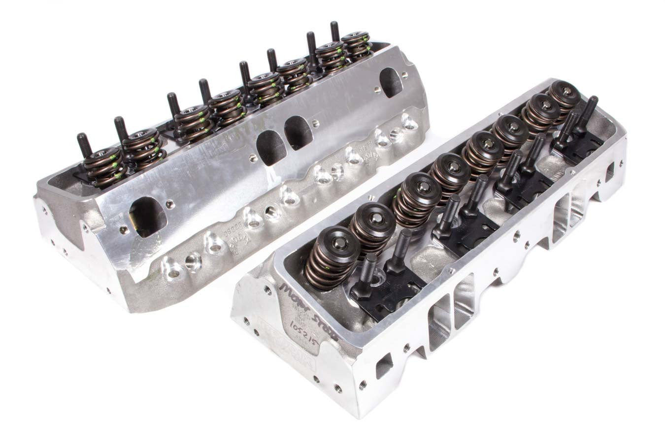 Brodix SBC 225cc D/S Heads 68cc 2.08/1.60 Assembled MPN BRO1321001 For Chevy