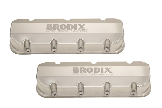 Brodix  BBC Fabicated Alm Valve Cover Set VC 201