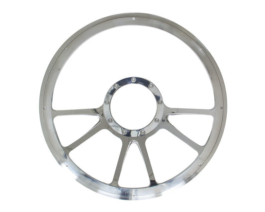 Billet Specialties  14in Edge Steering Wheel Half Wrap 30971