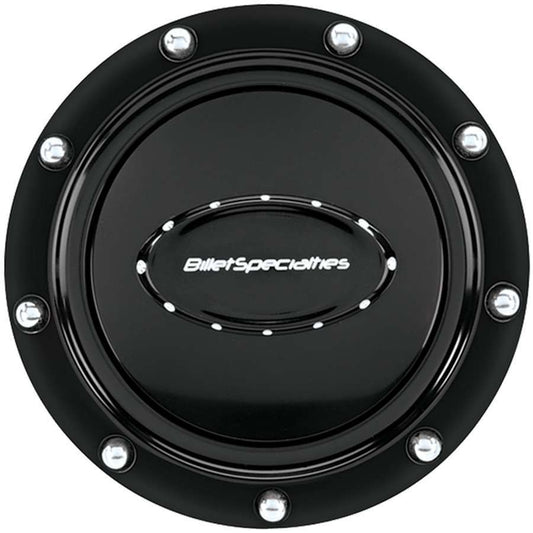Billet Specialties  Horn Button Riveted Black Anodized 32719