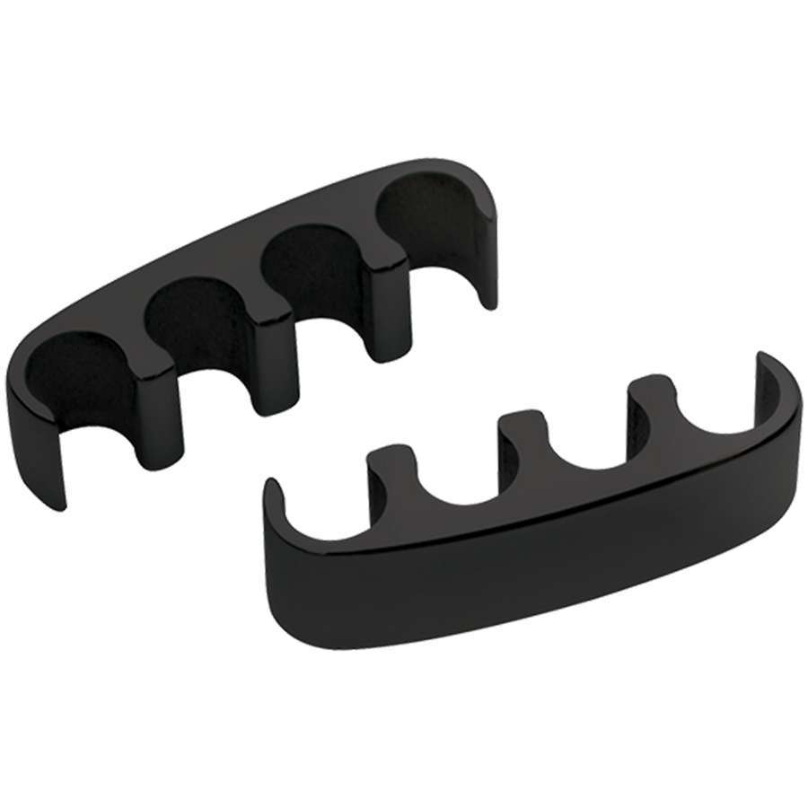 Billet Specialties   4 Wire Separator Floating Black Pair  BSP69681