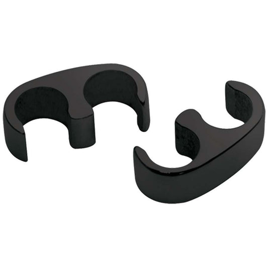 Billet Specialties  2 Wire Separator Floating Black Pair 69682