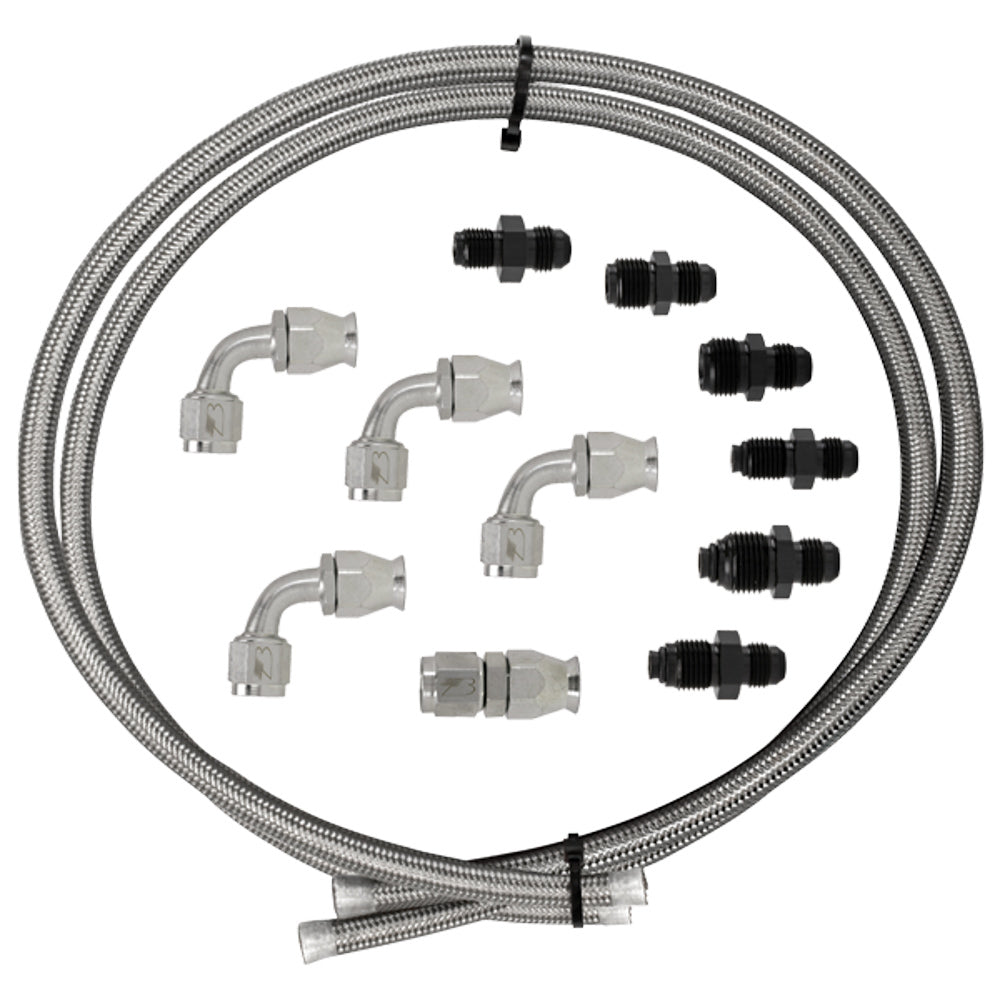 Billet Specialties Hose Kit Power Steering W/Pump Mount Resevoir MPN BSP77905