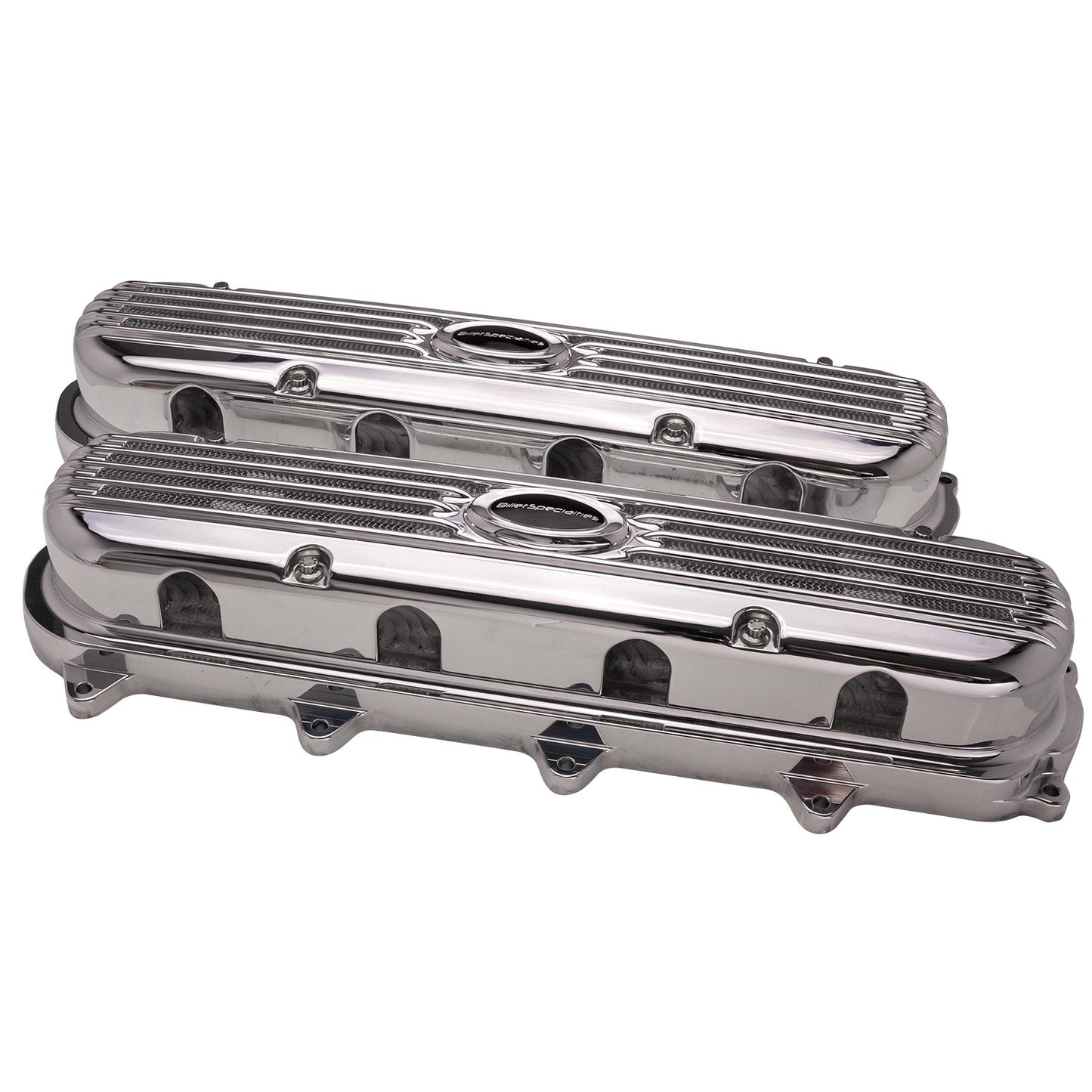 Billet Specialties  Valve Covers Gen V LT Ribbed Polished P95570