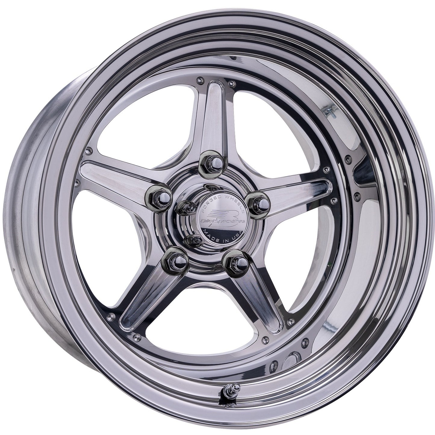 BILLET SPECIALTIES   Street Lite Wheel 15X12 3.5 BS 5X4.5 BC   BSPRS23512L6535