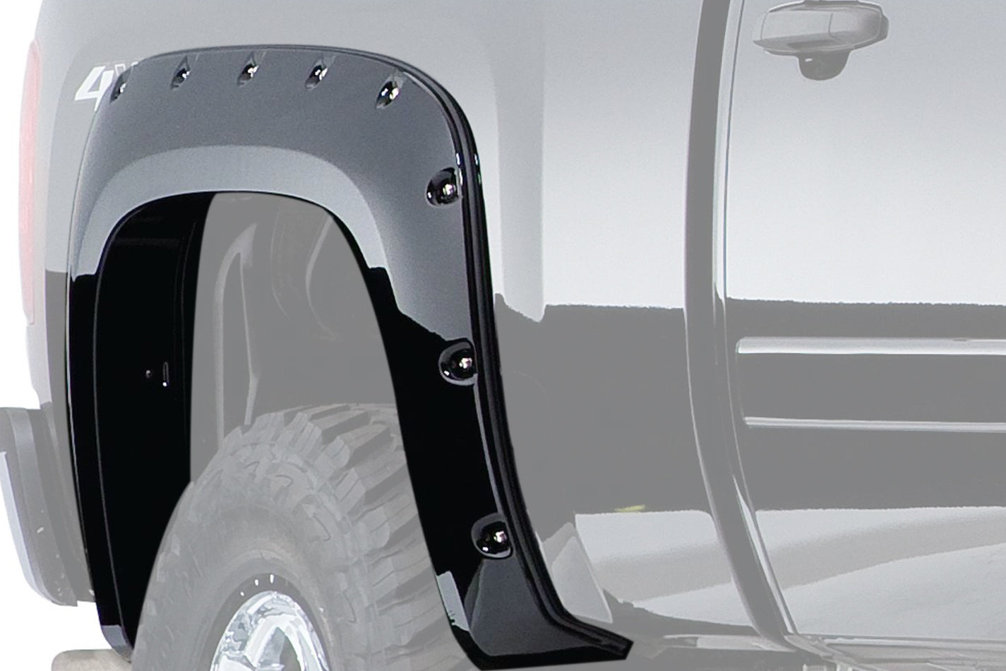 Bushwacker  99-07 Ford Super Duty SB Cut Out Flares Rear 20044-02