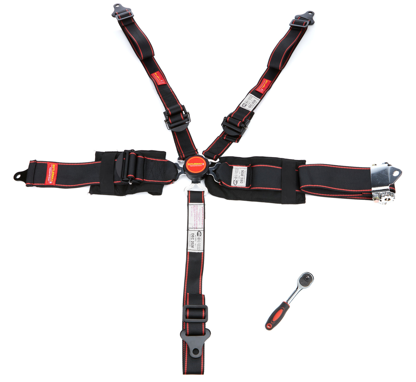 Butlerbuilt Harness Elite 5pt Camlock P/U Ratchet Blk MPN BUTBB1220200