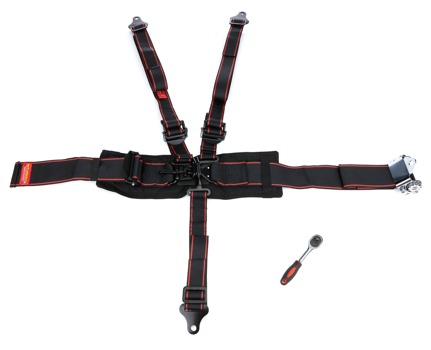 Butlerbuilt Harness Elite 5pt L&L P/U Ratchet Black MPN BUTBB1220916