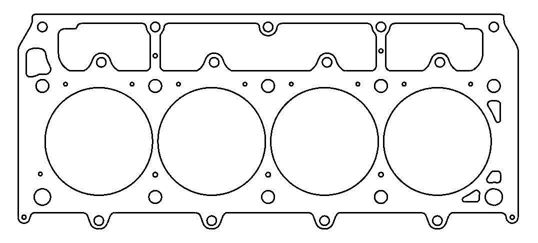 Cometic Gaskets 4.185 MLS Head Gasket .045 GM LSX LH MPN CAGC5936-045 For GM LS-Series