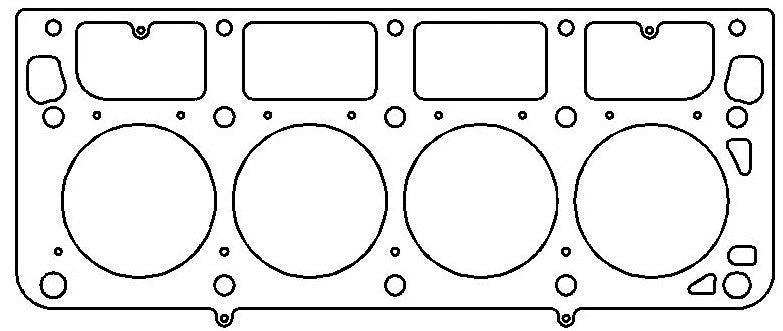 Cometic Gaskets 4.100 MLX Head Gasket .051 - GM LS 6.2L LH MPN CAGC5986-051 LS-Series