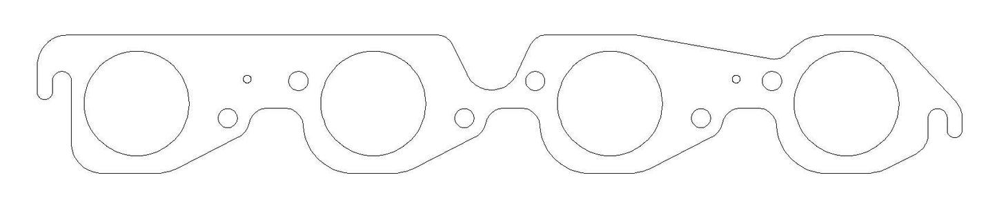 Cometic Gaskets BBC MLS Exhaust Gasket Set 2.130 Round Port MPN CAGC5996-030 For Chevy