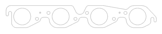 Cometic Gaskets BBC MLS Exhaust Gasket Set 2.130 Round Port MPN CAGC5996-030 For Chevy