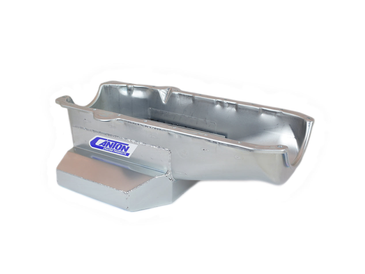 Canton SBC Vette Road Race Oil Pan - 2pc. Rear Main MPN CAN15-240 For Chevy Corvette 1984-96