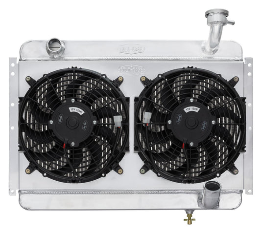 Cold Case Radiators 56-60 Corvette Radiator w/ Dual 12in Fan Kit CHV710K