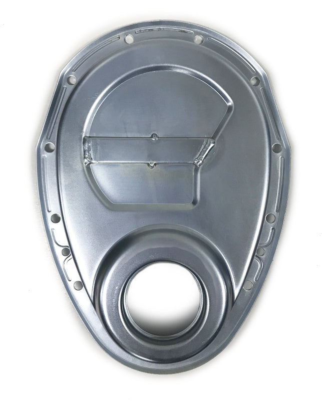 Champ Pans SBC Timing Cover - 75 & Newer w/Strap MPN CHACP136WS For Chevy