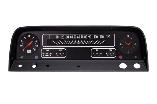 Classic Instruments  64-66 Chevy Truck Cluster Black CT64B