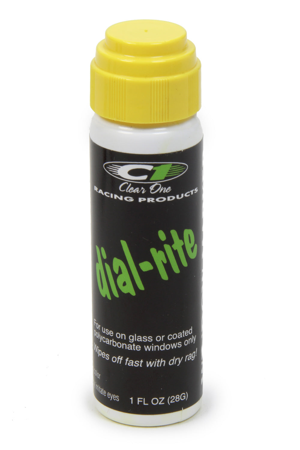 Clear One Racing Products  Dial-In Window Marker Yellow 1oz Dial-Rite DRP2
