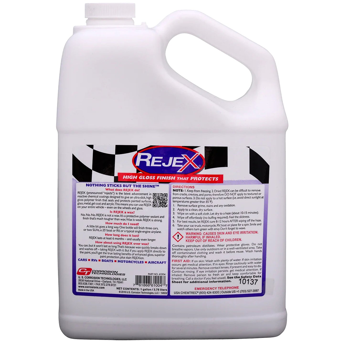 Corrosion Technologies RejeX 1 Gallon Jug MPN CNX61004