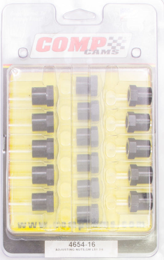 Comp Cams 3/8 Adjusting Nuts - For LS R/A Upgrade Kits MPN COM4654-16 For GM LS-Series