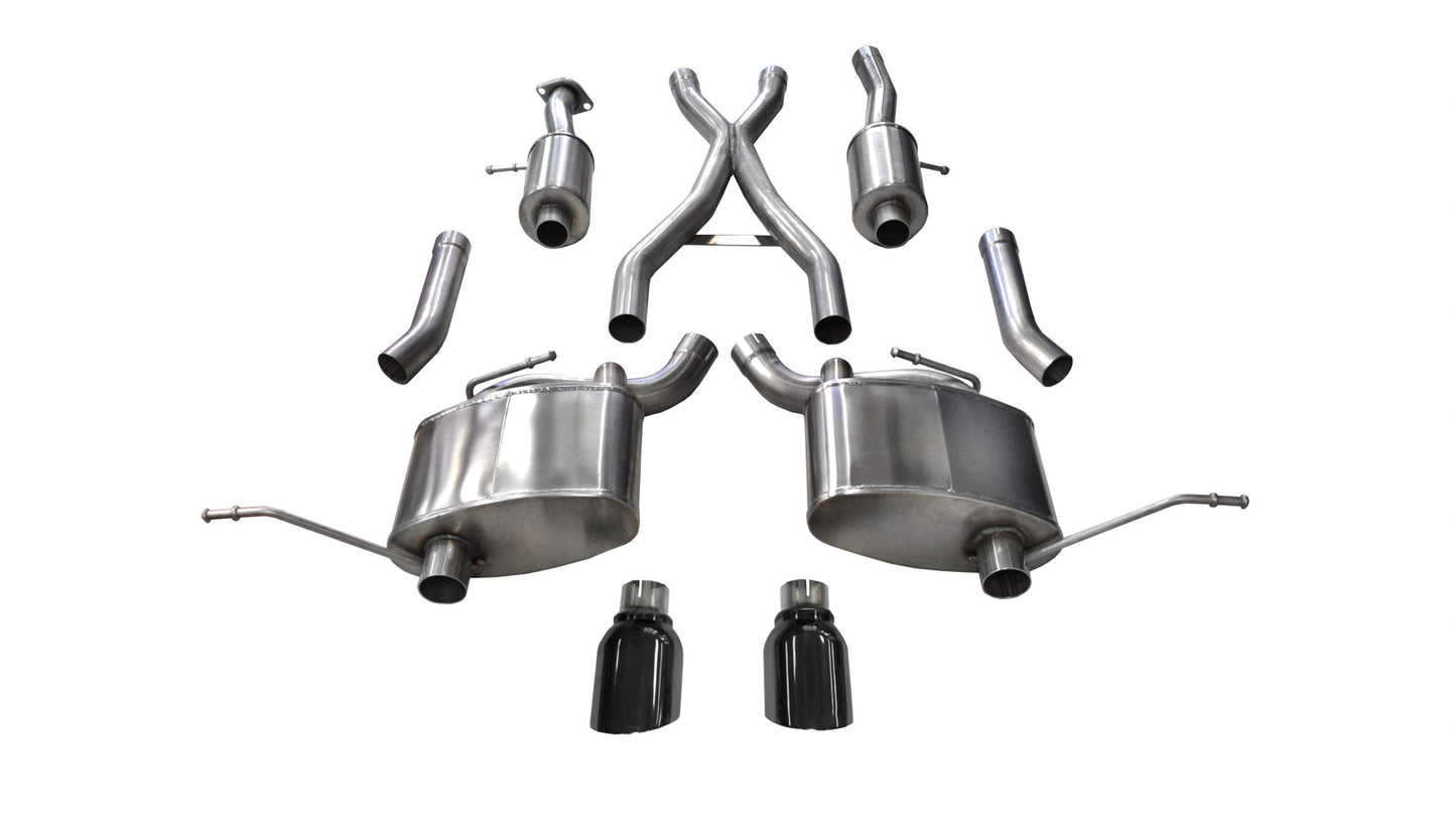 Corsa Performance Exhaust Cat-Back MPN COR14991BLK For Jeep, Mopar Cherokee, Grand Cherokee, Gen III 2011-21
