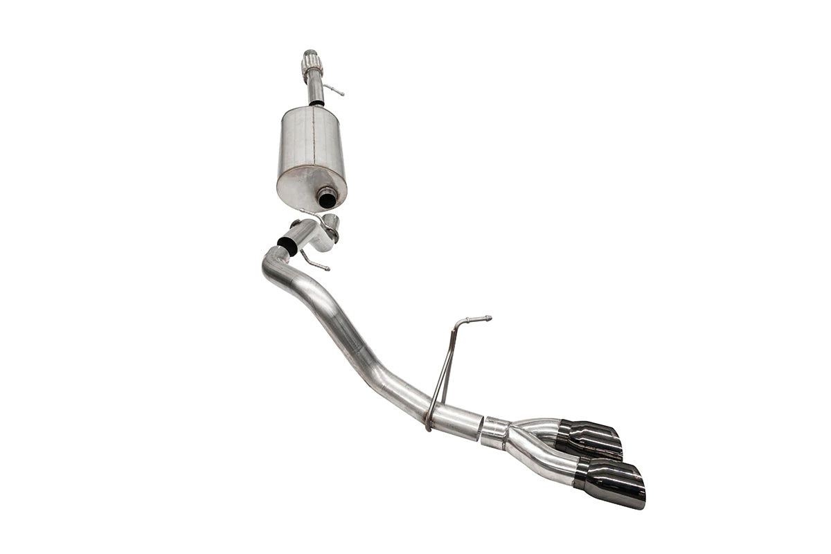 Corsa Performance 21- Chevy Tahoe 5.3L Cat Back Exhaust MPN COR21125BLK For GM Fullsize, Fullsize SUV, LS-Series 2021-22