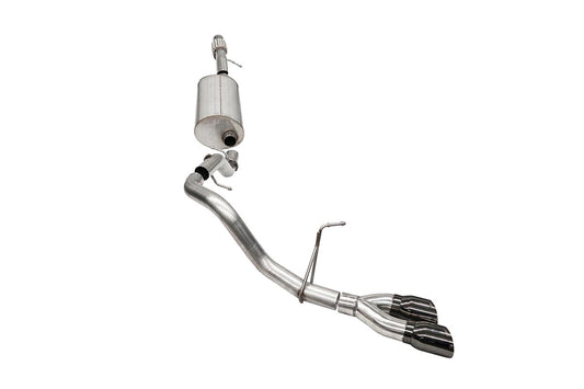 Corsa Performance 21- Chevy Tahoe 5.3L Cat Back Exhaust MPN COR21125BLK For GM Fullsize, Fullsize SUV, LS-Series 2021-22