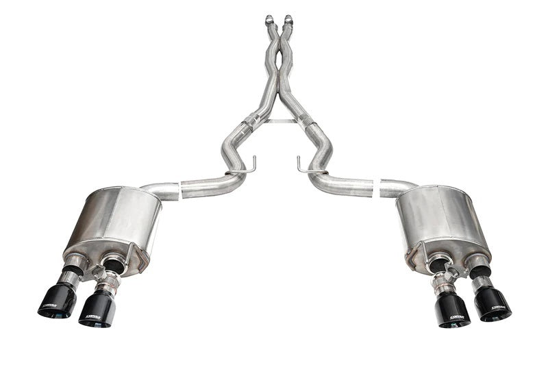 Corsa Performance 24- Mustang Dark Horse 5.0L Cat Back Exhaust MPN COR21265BLK For Ford Coyote, Mustang 2024