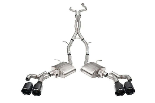 Corsa Performance  24- CT5-V Blackwing Cat Back Exhaust Blk CF 21320CFBLK