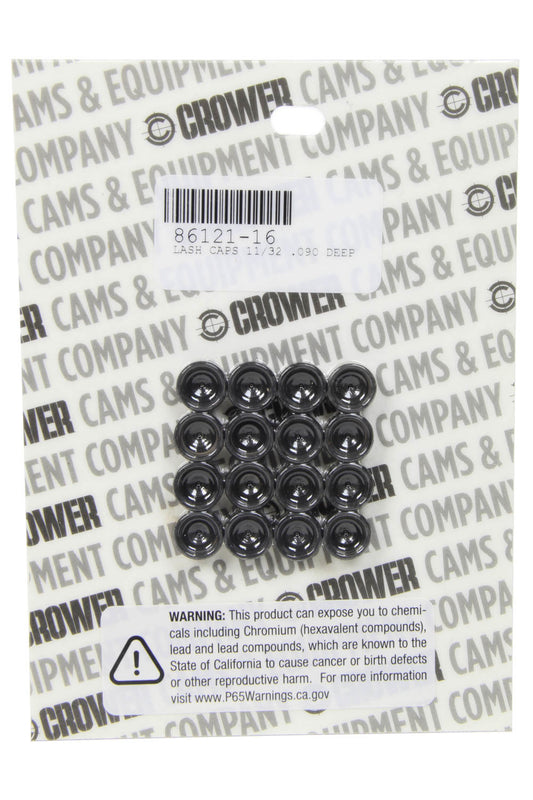 Crower Lash Caps - 11/32 .090 Deep MPN CRO86121-16