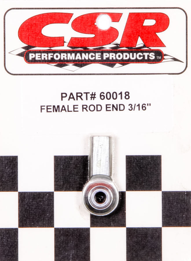 Csr Performance  3/16in Female Rod End  60018